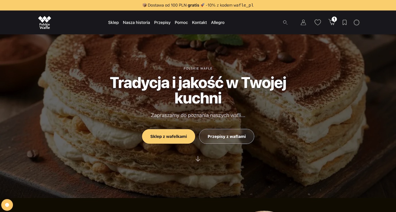 Polskie Wafle desktop