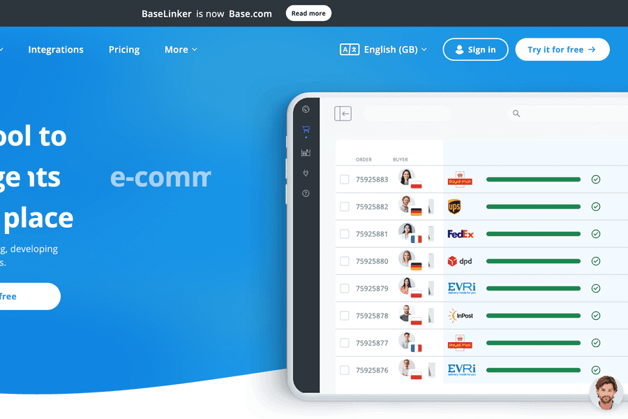 base baselinker support integration